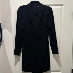 Express Black Long Sleeve Dress